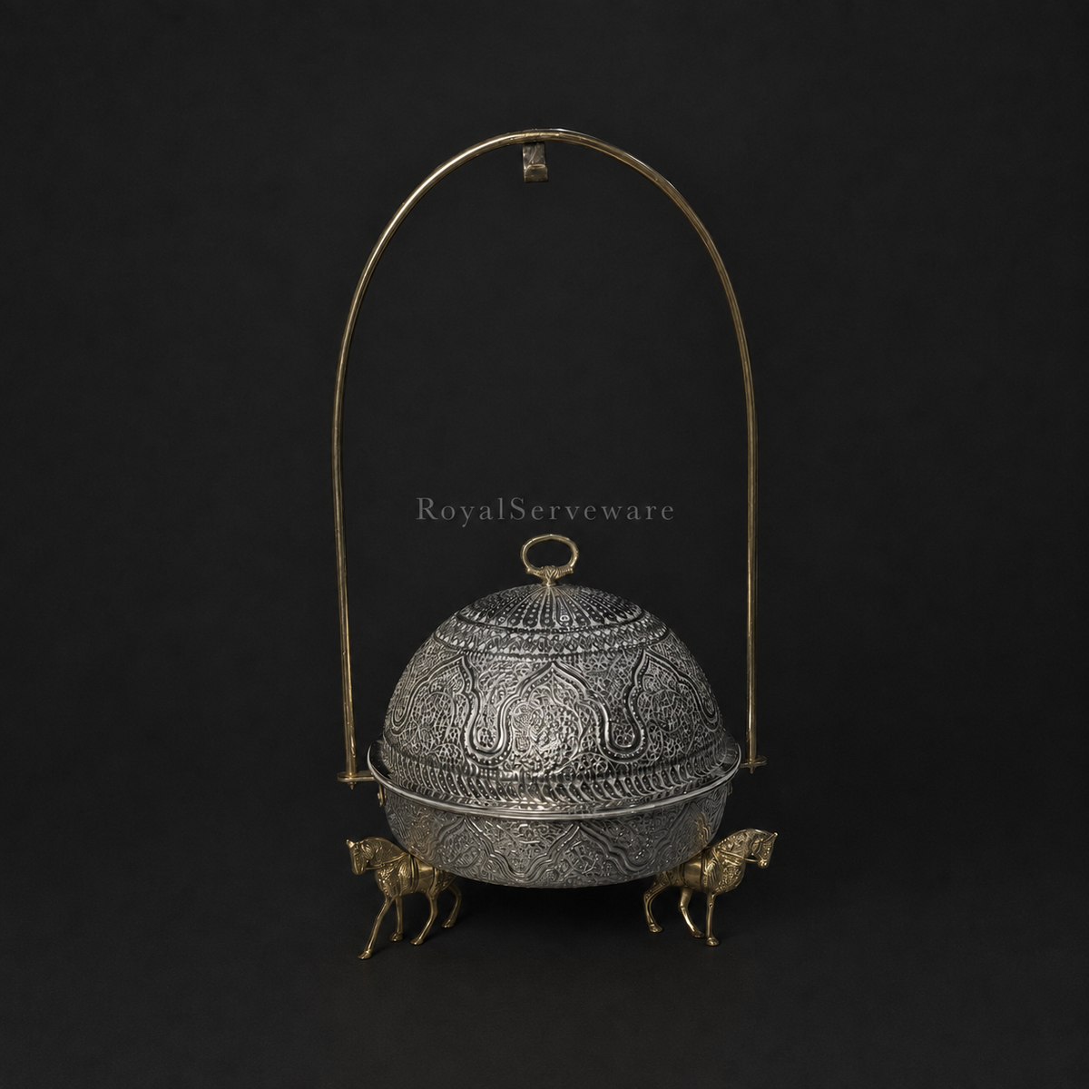 Round Horse chafing dish