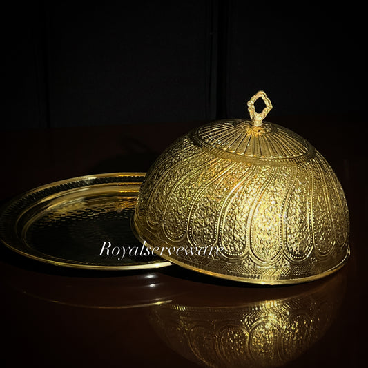 Mandi platter brass