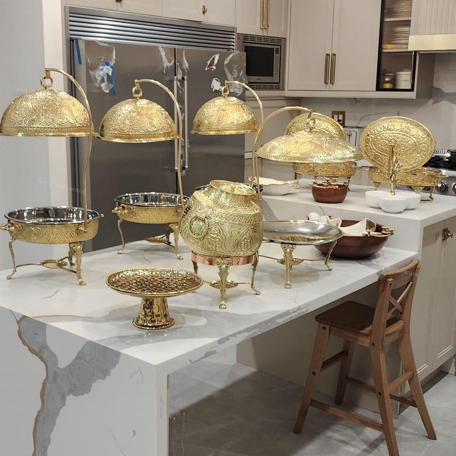 7 pcs brass set