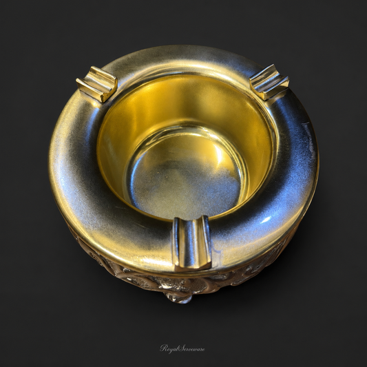 Brass ashtray large