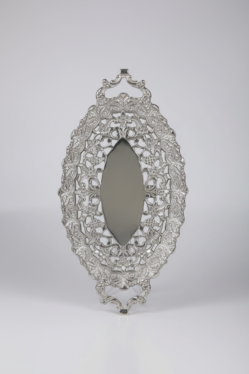 Cutwork Tray Brass
