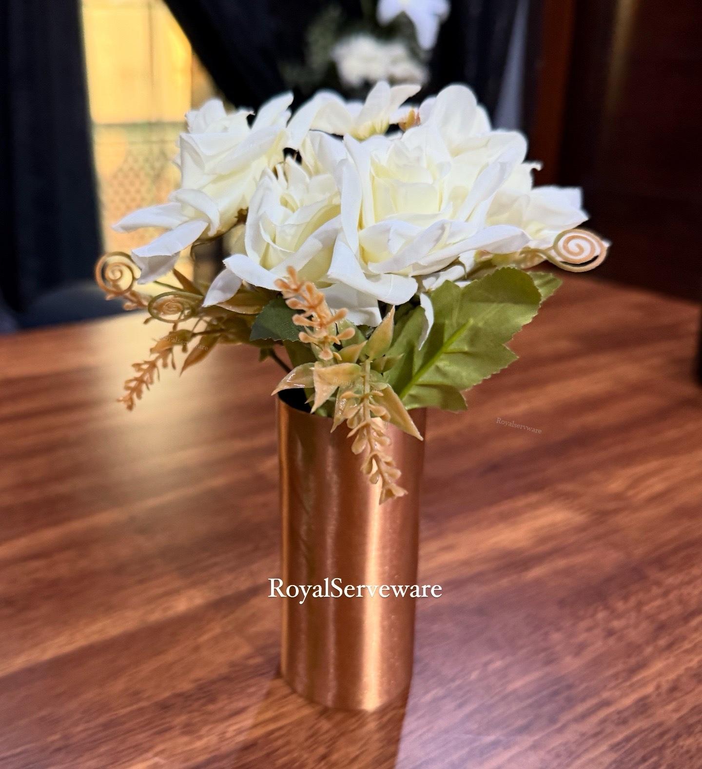 small copper vase