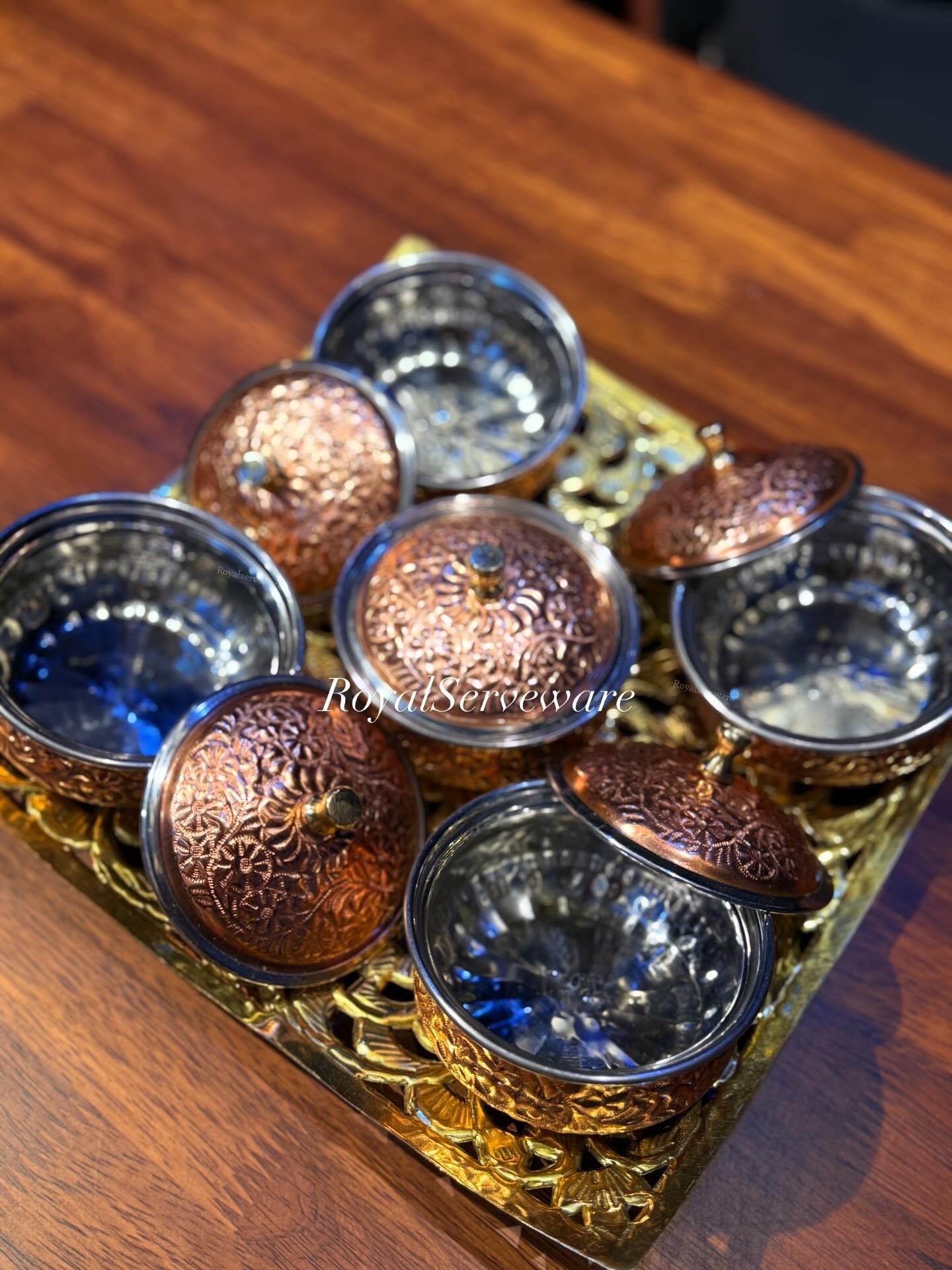 Mini handi dip platter copper