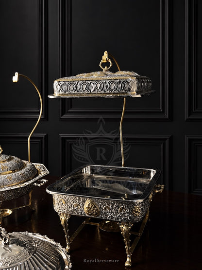 Dilara square chafing dish