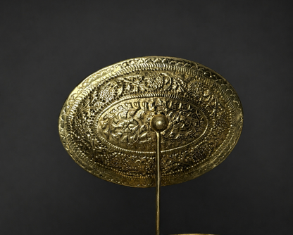 Oval cutwork Brass dish