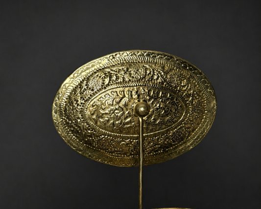 Oval cutwork Brass dish