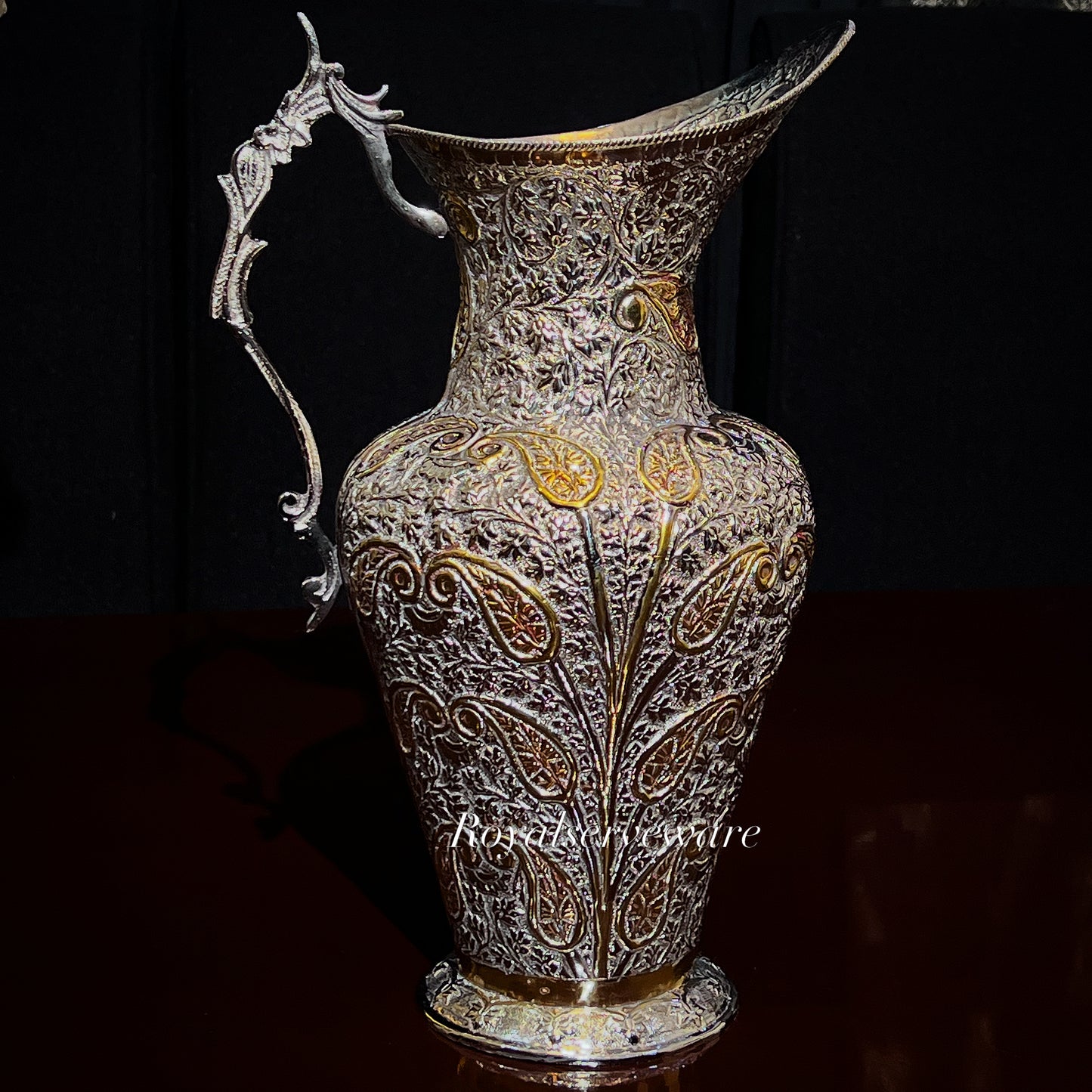 Brass double tone jug