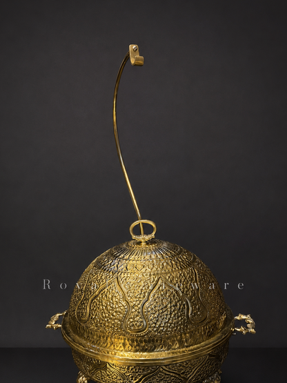 Brass Horse Stand chafing dish