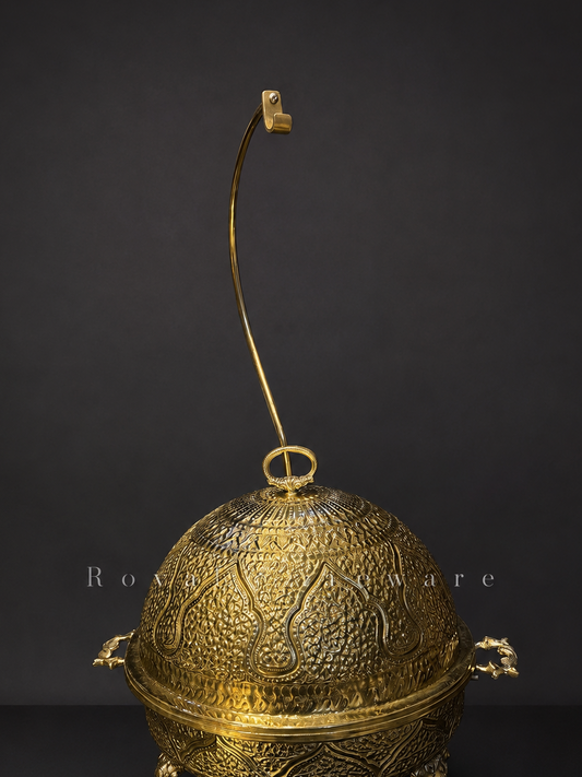 Brass Horse Stand chafing dish