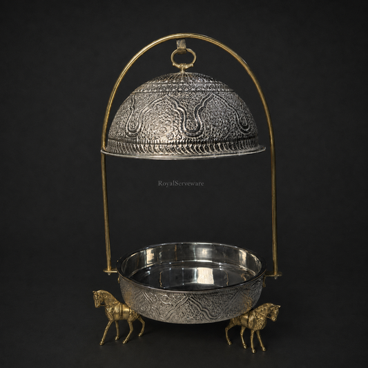 Round Horse chafing dish
