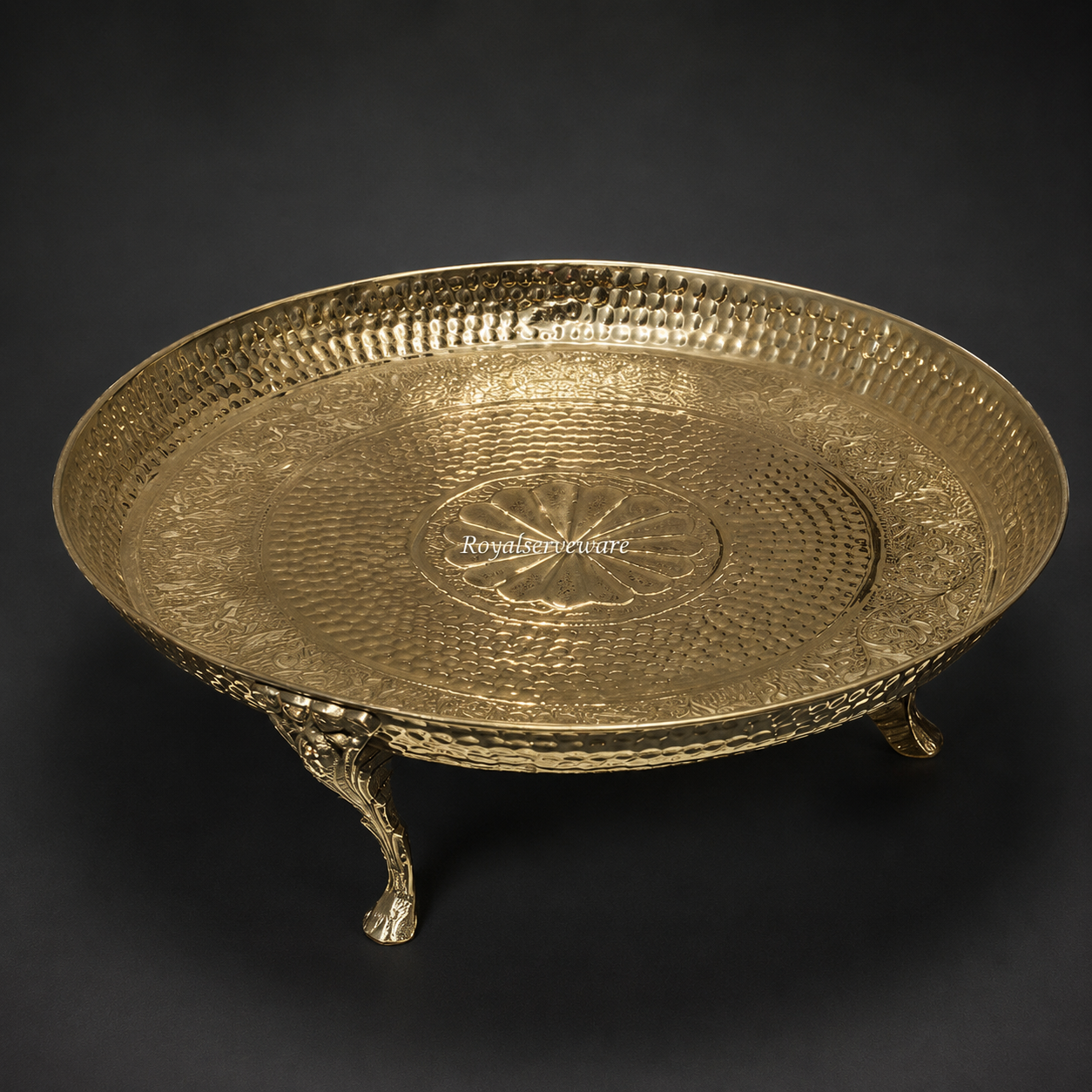 Brass thaal