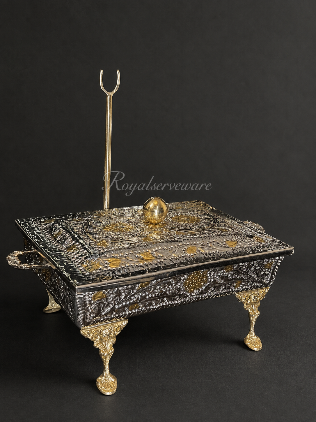 Double tone rectangle dish