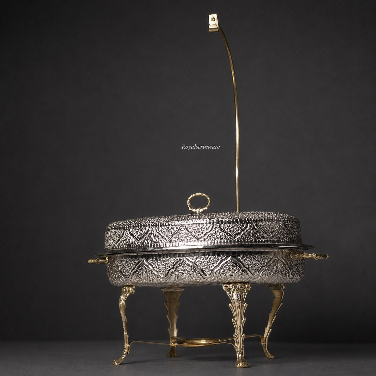 Oval Chafing Dish Silver