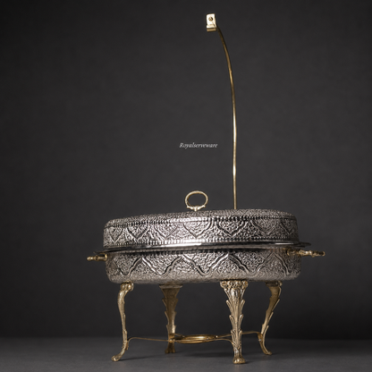 Oval Chafing Dish Silver