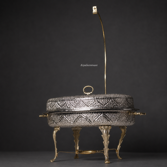 Oval Chafing Dish Silver