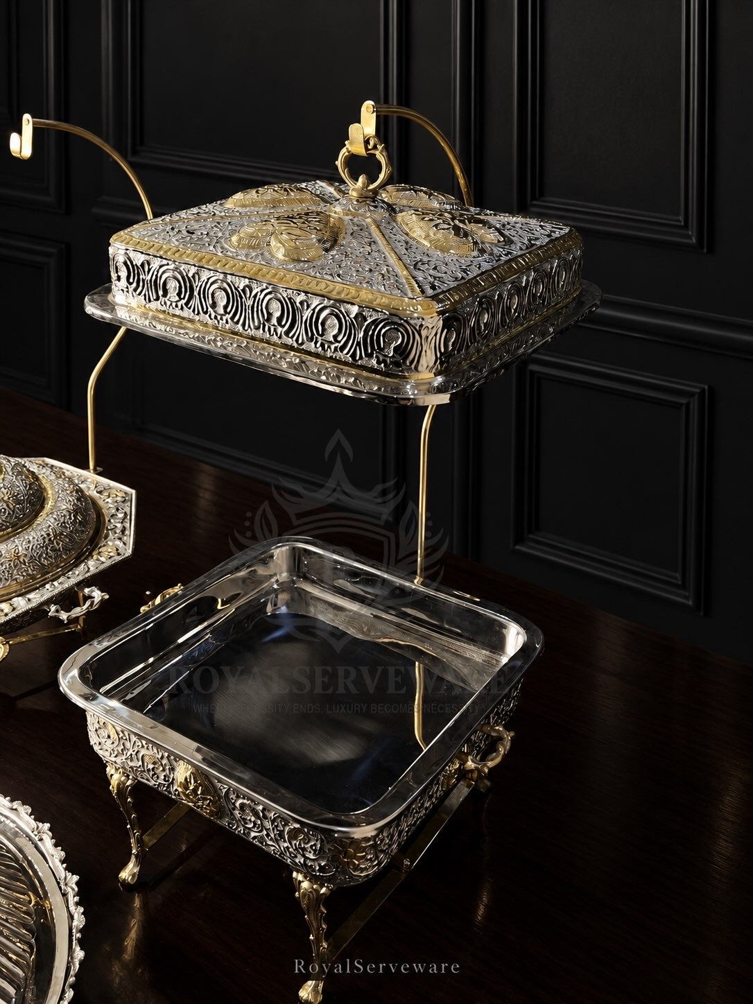 Dilara square chafing dish