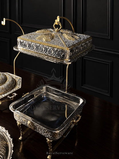 Dilara square chafing dish
