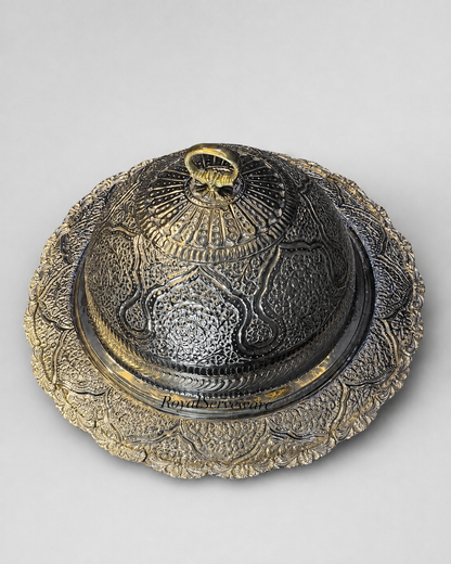 Silver mandi platter