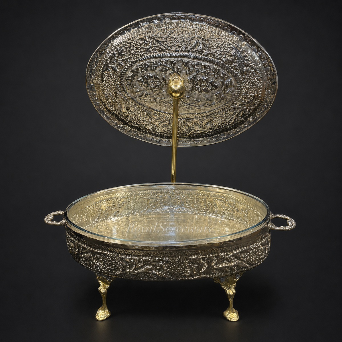 Small oval cutwork dish