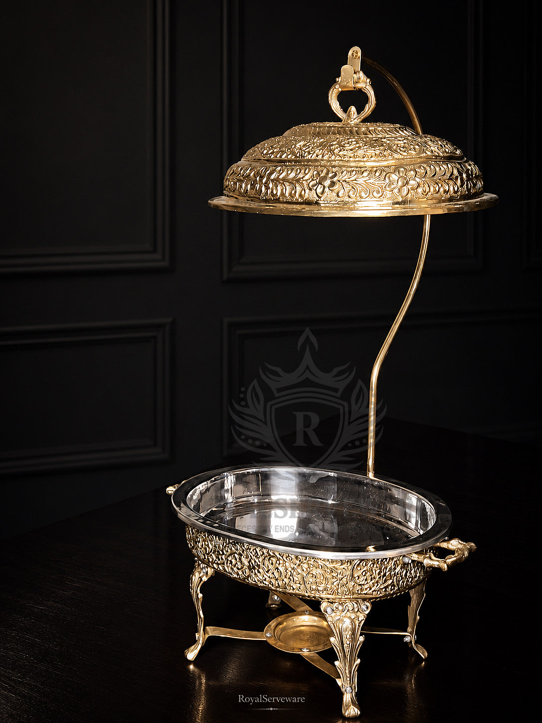Mehvar small oval chafing dish