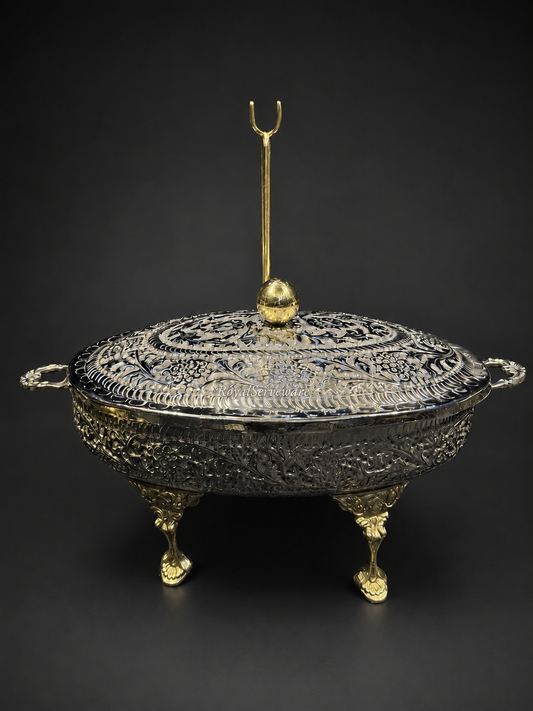 Small oval cutwork dish