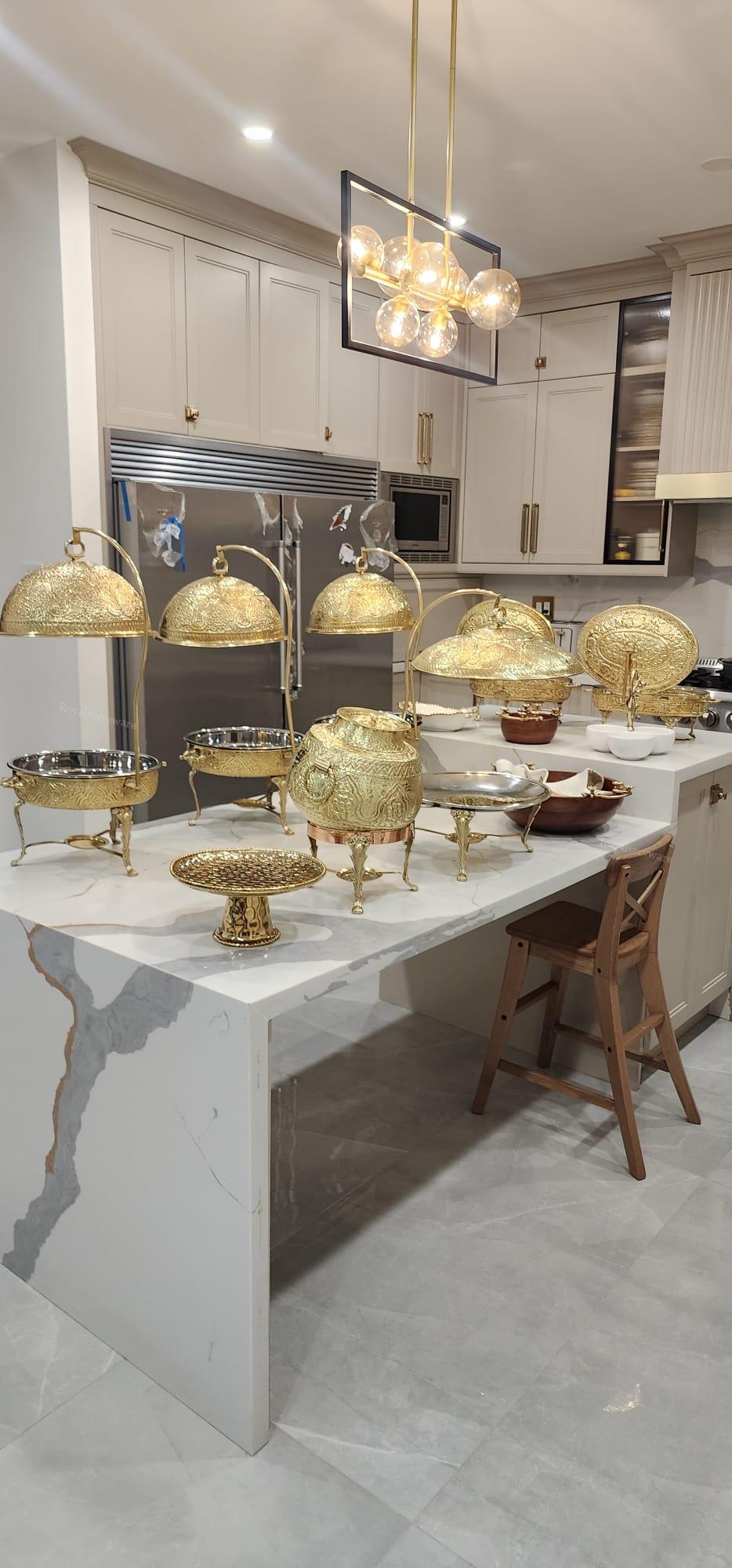 7 pcs brass set
