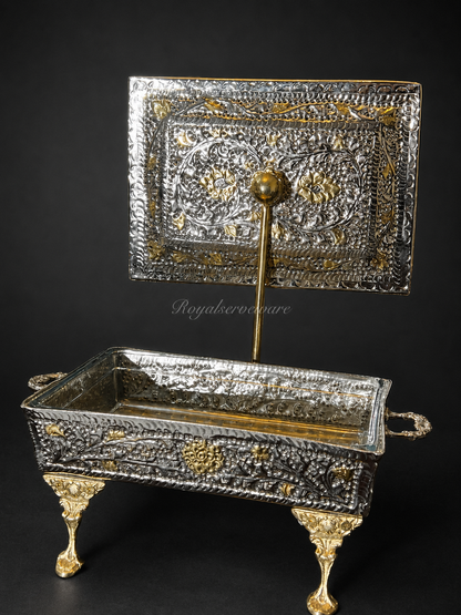 Double tone rectangle dish