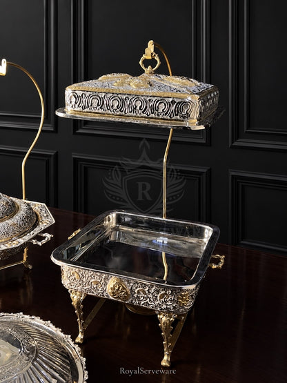 Dilara square chafing dish