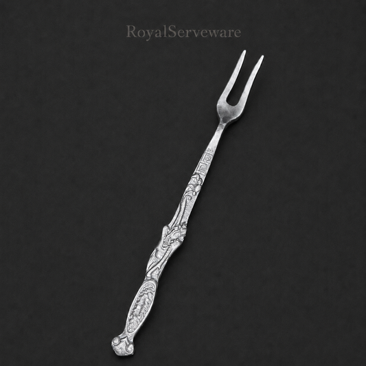 Silver bbq fork