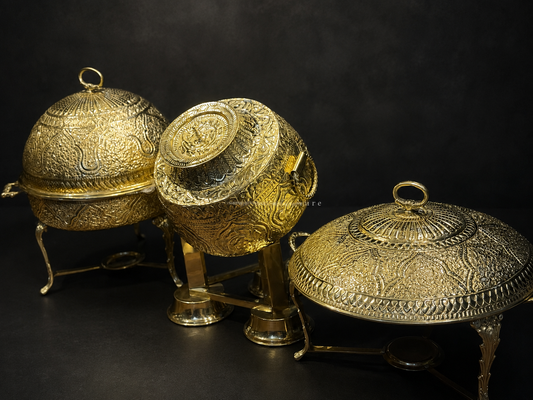 Brass set of three