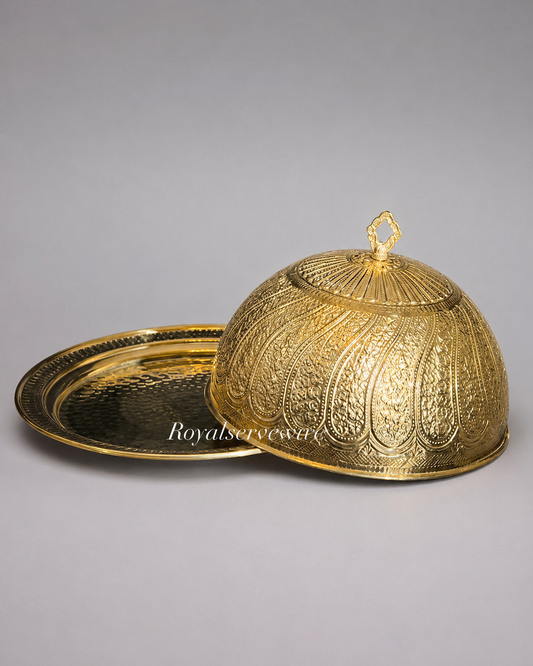 Mandi platter brass