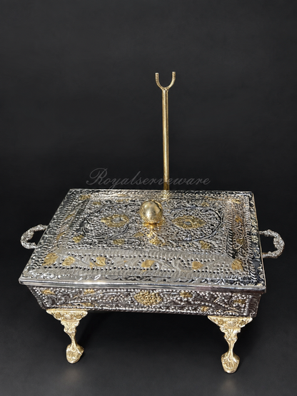 Double tone rectangle dish