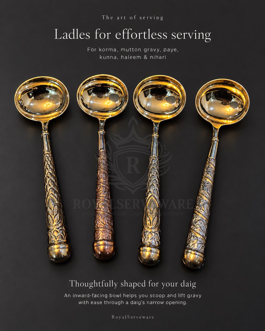 Ladle spoon for daig