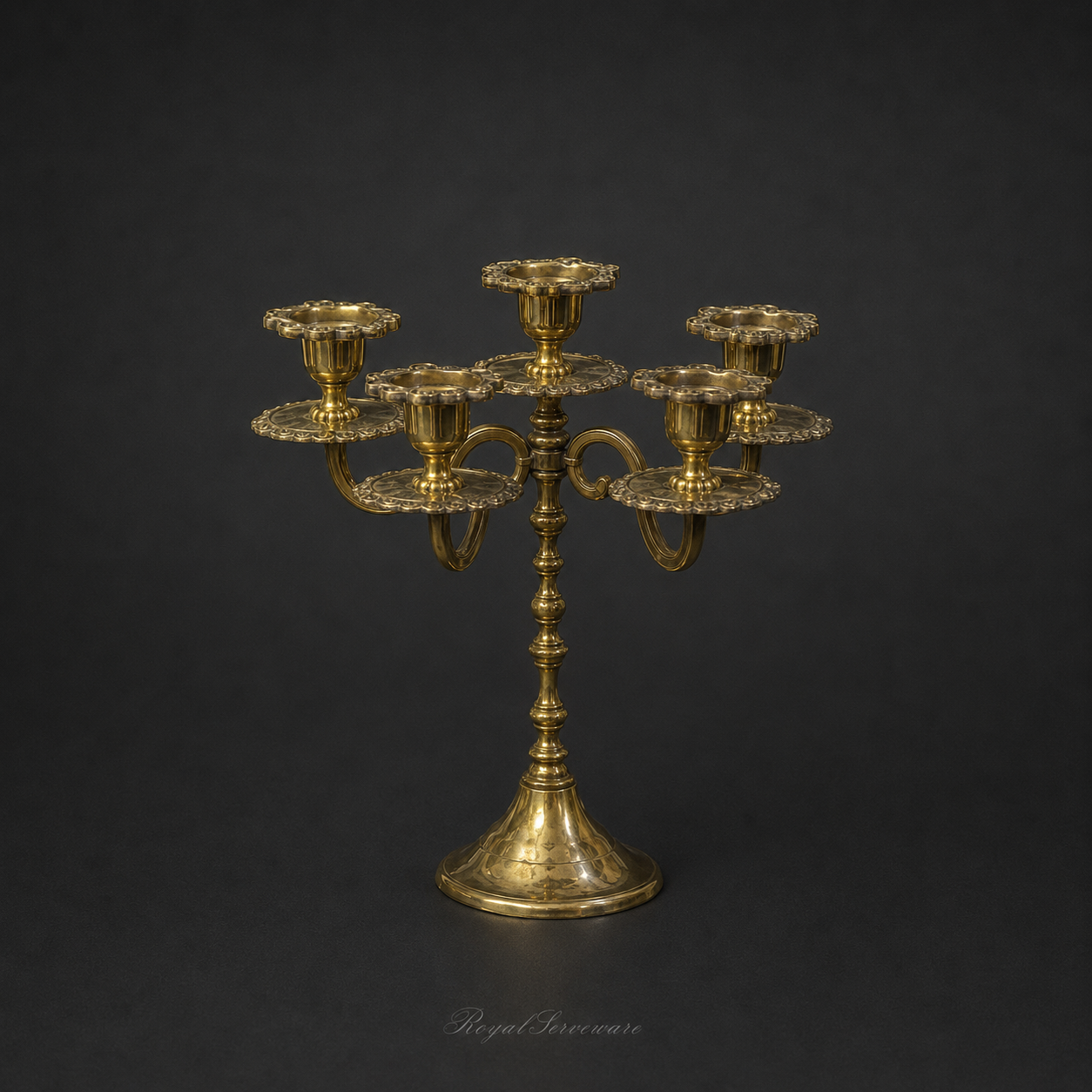 Brass candle holder
