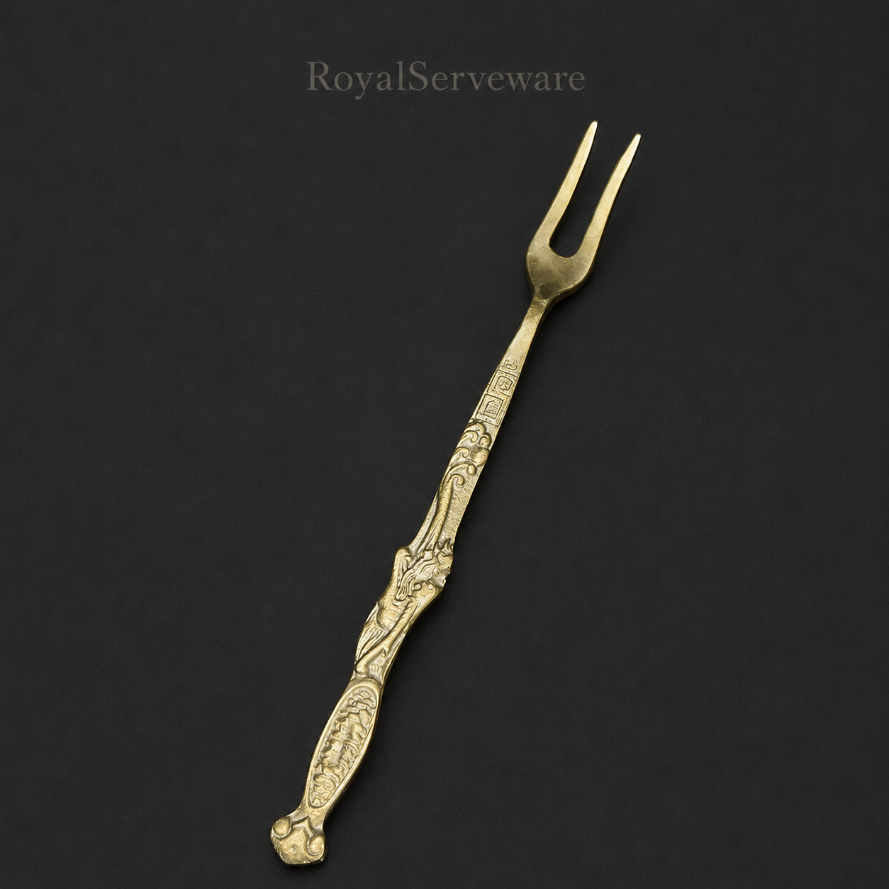 Brass bbq fork
