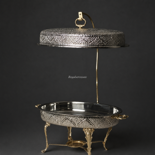 Oval Chafing Dish Silver