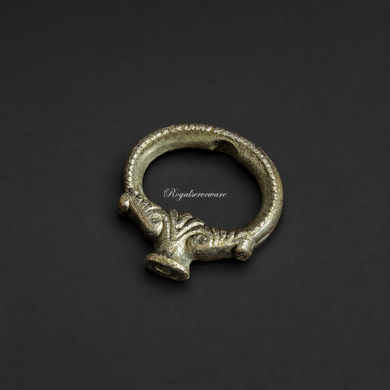 Brass knob