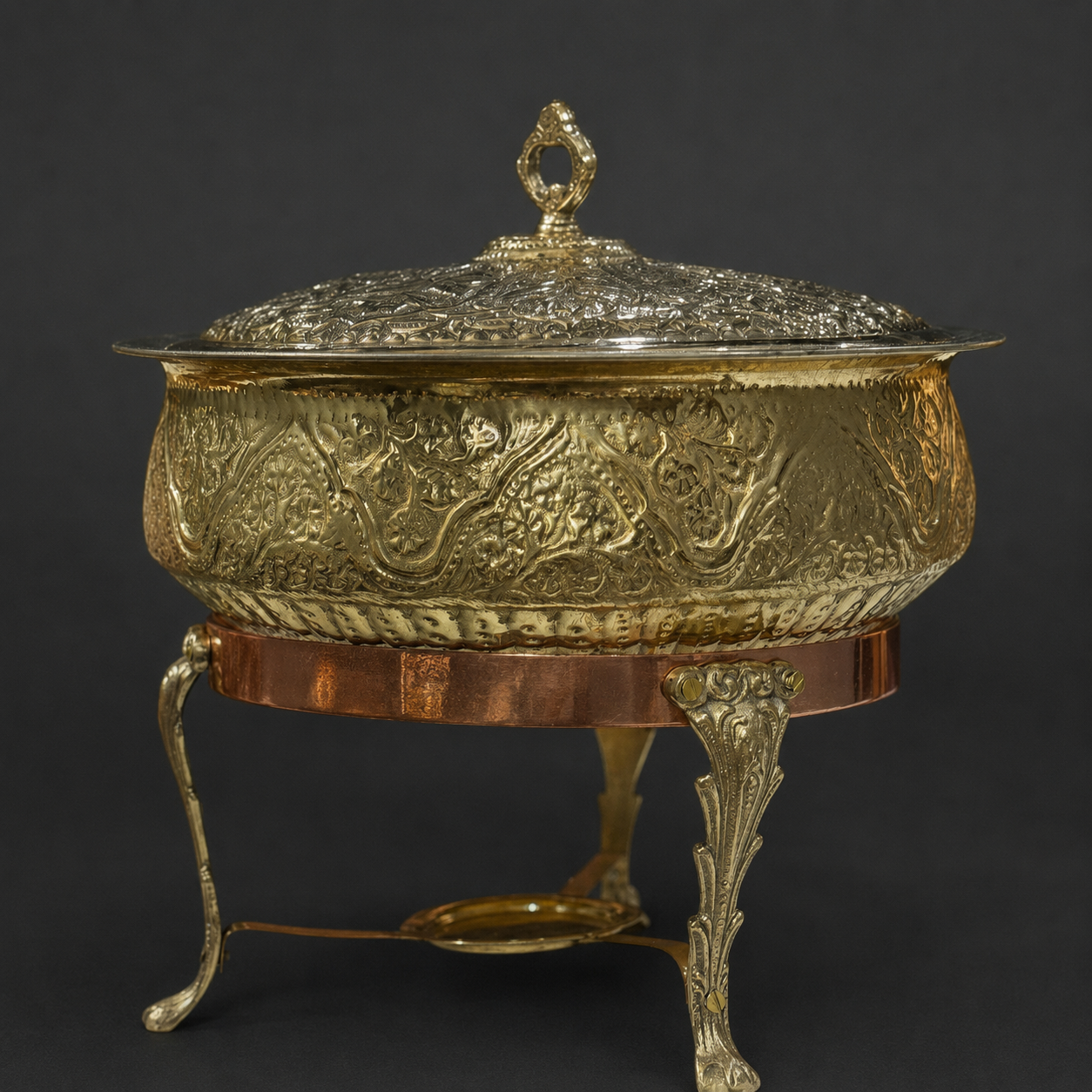 Brass lid handi 14”