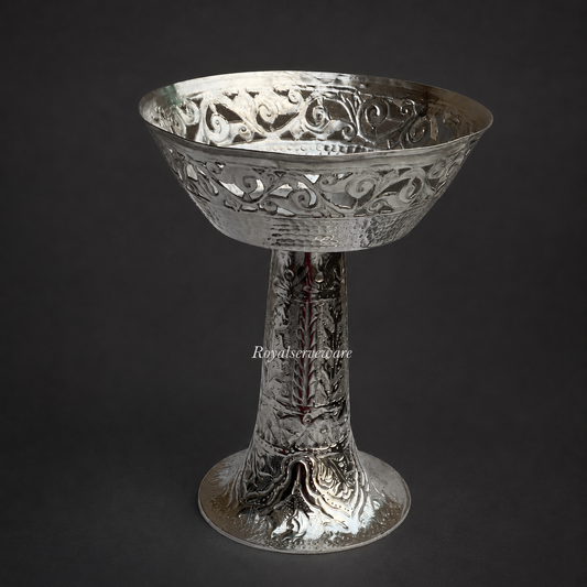 Pilar platter silver
