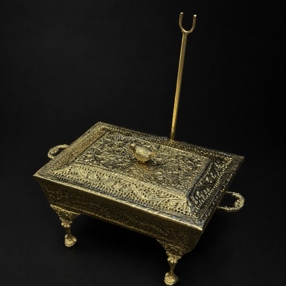 Bird knob rectangular dish