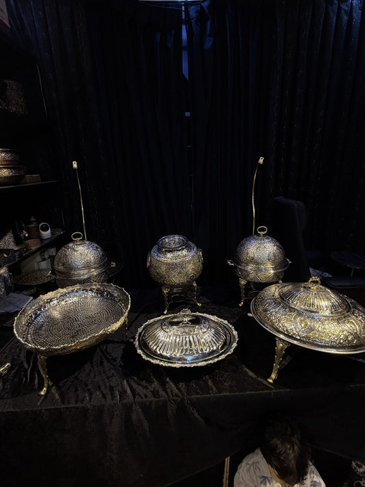 6 pcs Ganga jamni set