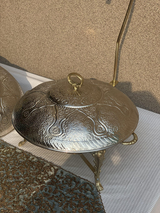 Chafing tawa silver
