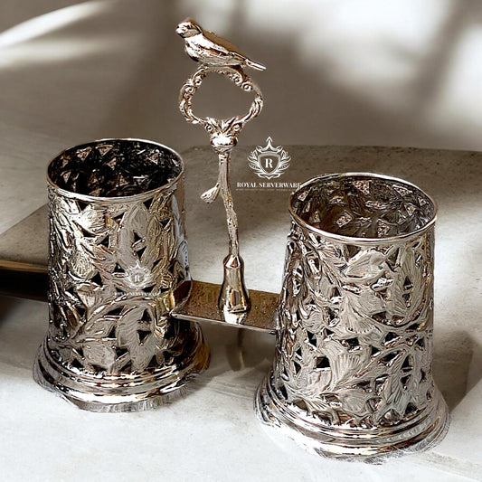 Bird Silver spoon Holder