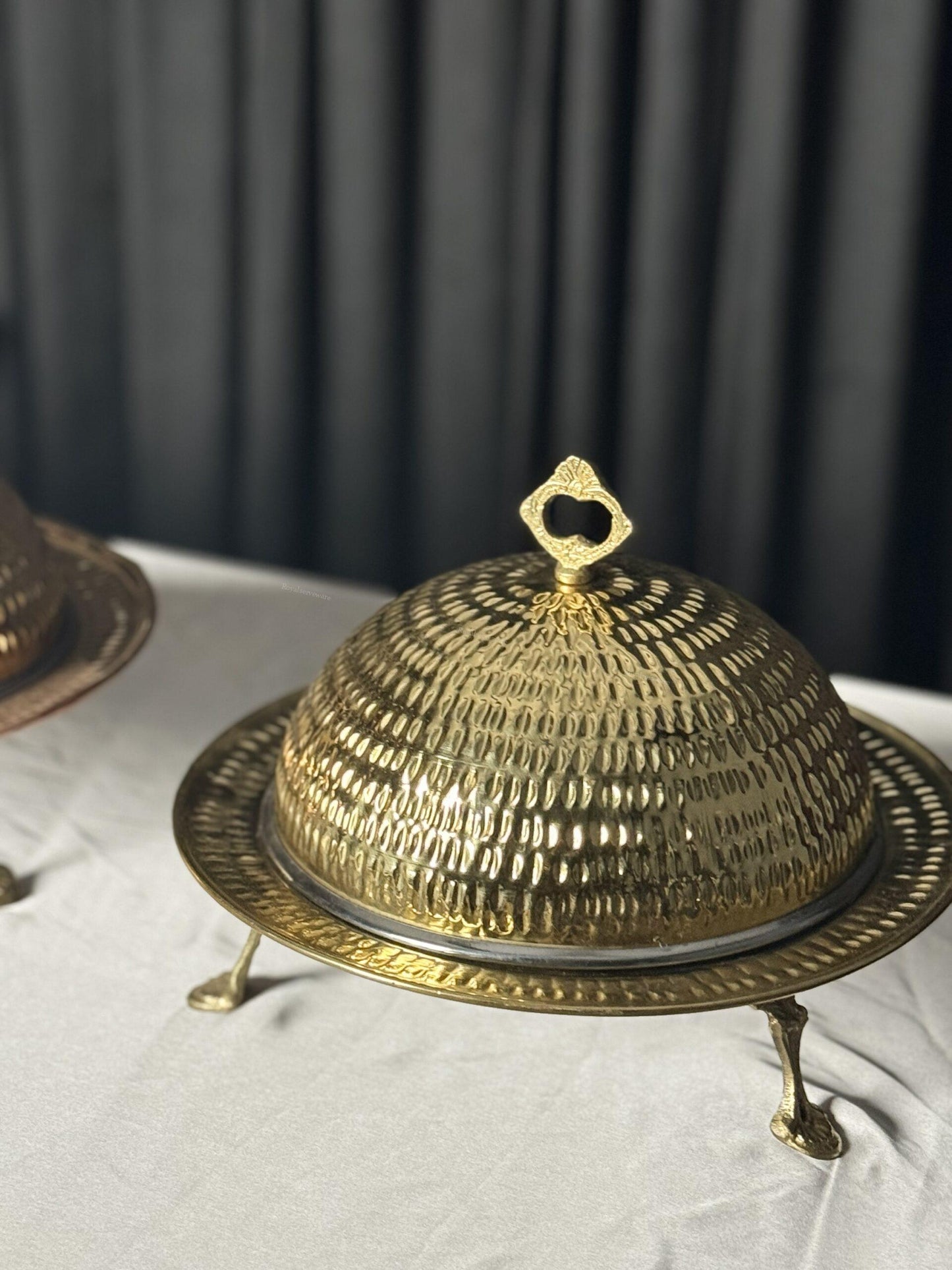 Brass mandi platter