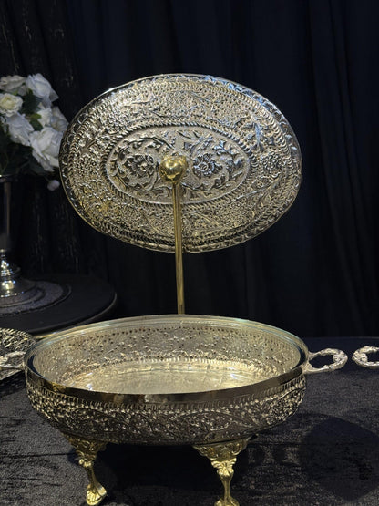 Small oval cutwork dish