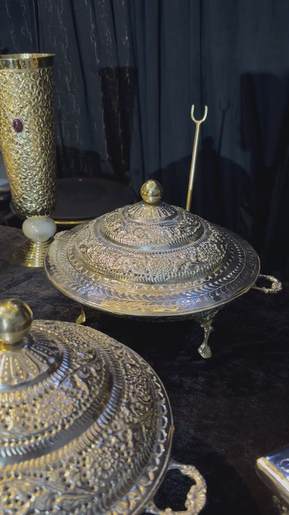 Set of 6 cutwork dishes