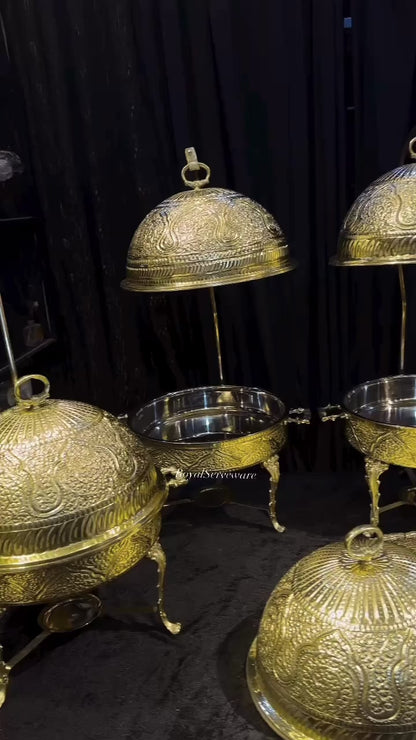 Brass dawat set 6 pcs