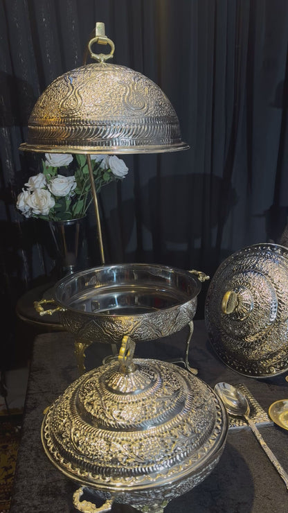 Silver brass set 6 pcs