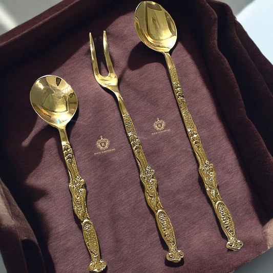 brass serving spoon Set