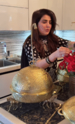 Brass Horse Stand chafing dish - Image 2